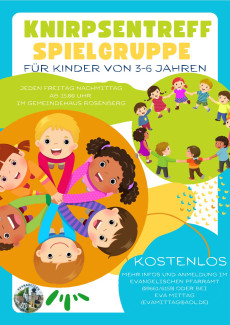 Einladungsflyer Knirpsentreff
