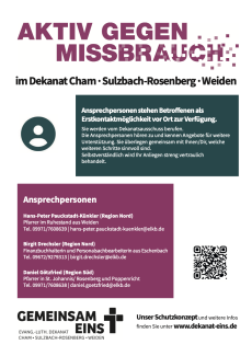 Plakat Ansprechpersonen