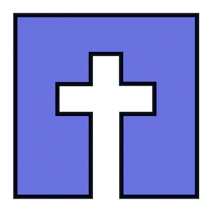Symbol Bestattung: das Kreuz