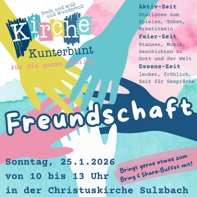 Flyer Kirche kunterbunt