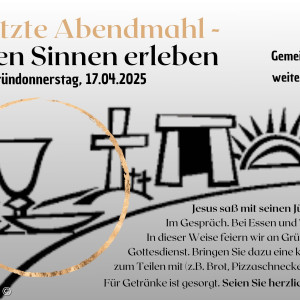 Flyer Gründonnerstag Tischabendmahl