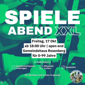 Flyer Spielenacht XXL 17.10.