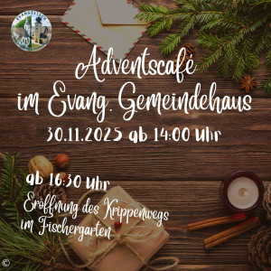 Flyer Adventscafé 30.11.