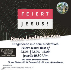 Feiert Jesus! Singabende