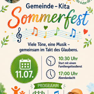 Gemeinde-Kita-Sommerfest am 11.07.