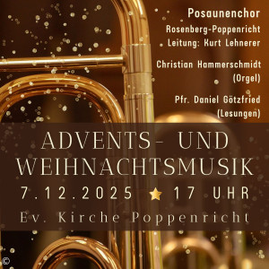 Flyer Advents- und Weihnachtsmusik